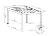 Carport Libeccio, 3,26x5,09x2,34m, Weiß Carport Libeccio, 3,26x5,09x2,34m, Weiß