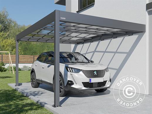 Lean-to carport Libeccio Wall, 3,2x5,09x2,34m, Antracit Lean-to carport Libeccio Wall, 3,2x5,09x2,34m, Antracit