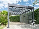 Carport Libeccio 5 med sidopaneler, 3,26x5,09x2,34m, Antracit