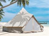 Tenda em forma de Sino para glamping, TentZing®, 4x4m, 4 Pessoas, Areia