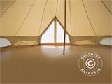 Tente cloche pour le glamping, TentZing®, 4x4m, 4 personnes, Sable