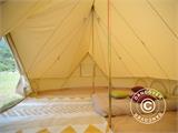 Tenda em forma de Sino para glamping, TentZing®, 4x6m, 12 Pessoas, Areia