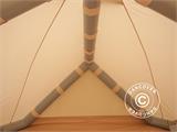 Glamping tent, inflatable, TentZing®, 4x4m, 5 Persons, Sand     