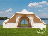 Tente pour le glamping, TentZing®, 4x5m, 10 personnes, Sable