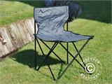 Camping chair, foldable, TentZing®, Grey, 2 pcs.