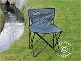 Chaise de camping, pliante, TentZing®, Grise, 2 pcs.