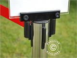 Sign Holder A4 for Retractable barrier w/Strap, Clear