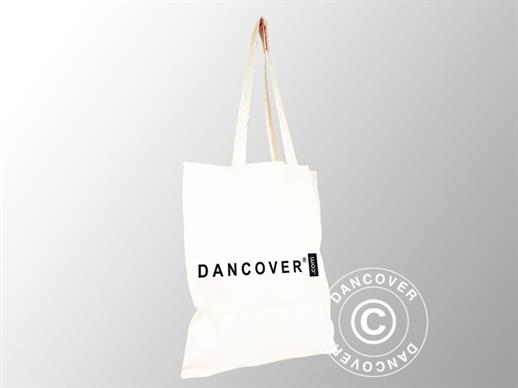 Tote bag w/print, eco-friendly cotton, 38x42 cm, 200 pcs, White