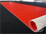Red carpet runner w/print, 2.4x6 m