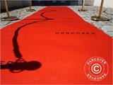 Tapis rouge avec impression, 2,4x12m