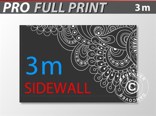 Printed sidewall 3 m for FleXtents PRO
