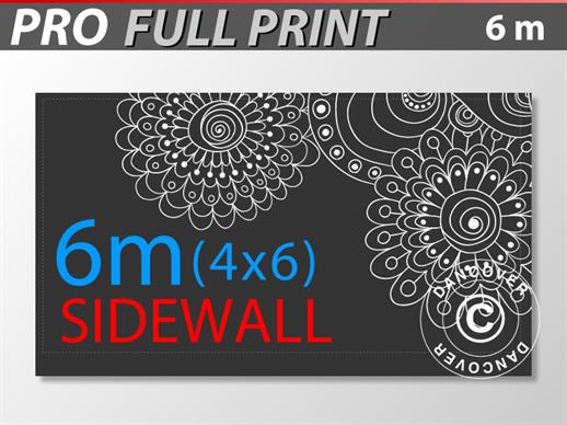 Mur latéral imprimé 6m pour FleXtents PRO 4x6m