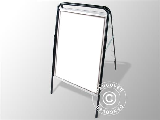 Cavalletto pubblicitario, 68x114cm, Nero Cavalletto pubblicitario, 68x114cm, Nero
