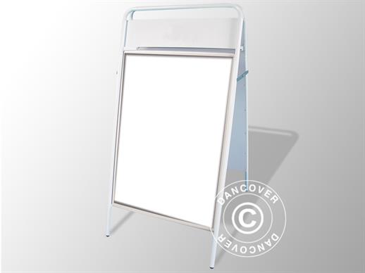 Painel em A, 68x132cm, Branco