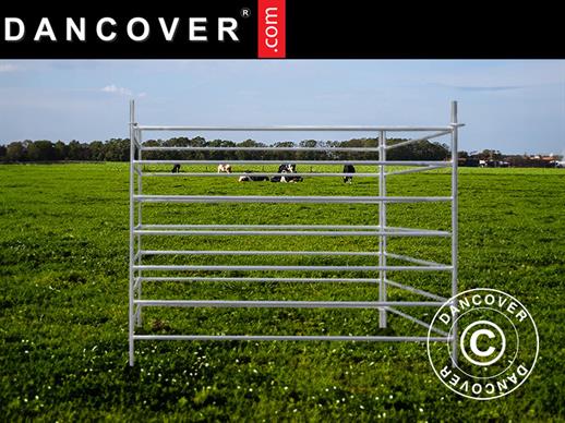 Animal enclosure, 1.5x1.22 m, 4 pcs., Silver Animal enclosure, 1.5x1.22 m, 4 pcs., Silver
