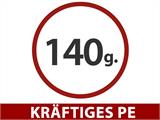 Foliengewächshaus 4x4x2m, 16m², Grün Foliengewächshaus 4x4x2m, 16m², Grün