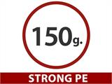 Fence tarpaulin 1.76x3.41 m, PE 150 g/m², Black