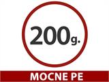 Namiot imprezowy PLUS 5x8m PE, Biały Namiot imprezowy PLUS 5x8m PE, Biały