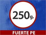 Lona 6x8m, PE 250g/m², Azul