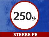 Afdekzeil 6x10m, PE 250g/m², Blauw