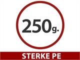 Afdekzeil 8x14m, PE 250g/m², Lichtdoorlatende