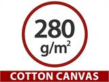 Tent for glamping, TentZing®, 4x6 m, 12 Persons, Sand