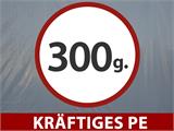 Plane 3x10m, PE 300g/m², Grau