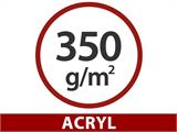 Freiarm-Sonnenschirm Galileo Maxi, 4x4m, Grau taupe