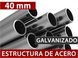 Carpa para ganado 4x8x3,15m, PVC, Verde Carpa para ganado 4x8x3,15m, PVC, Verde