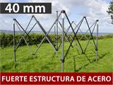 Carpa plegable FleXtents PRO Steel 4x8m Negro Carpa plegable FleXtents PRO Steel 4x8m Negro