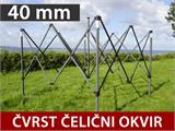 Brzo sklopivi paviljon FleXtents PRO Steel 4x4m Zelena