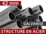Tente de réception Exclusive 6x12m PVC, "Arched", Blanc Tente de réception Exclusive 6x12m PVC, "Arched", Blanc