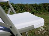 Folding Chair 48x43x89 cm, Light grey/White, 4 pcs. Folding Chair 48x43x89 cm, Light grey/White, 4 pcs.