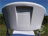 Folding Chair 48x43x89 cm, Light grey/White, 4 pcs. Folding Chair 48x43x89 cm, Light grey/White, 4 pcs.