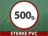 Afdekzeil 6x10m, PVC 500g/m², Groen, Vlamvertragende