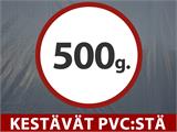 Suojapeite/pressu 3x10m, PVC 500 g/m², Harmaa