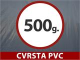 Cerada 3x3m, PVC 500 g/m², Siva
