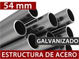 Extensión de tramo final de 2m para CombiTent® Semi PRO, 7x2m, PVC, Blanco 