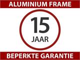 Aanbouw carport Libeccio Wall, 3,2x5,09x2,34m, Antraciet