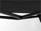 Toldo con Control Remotol, 3,95x3m, Negra/Armazón Negra