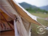 Tente cloche pour le glamping, TentZing®, 4x4m, 4 personnes, Sable