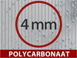 Broeikas polycarbonaat, Strong NOVA 30m², 3x10m, Zilver