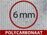 Broeikas Polycarbonaat Extensie, TITAN Classic 480, 4,7m², 2,35x2m, Zilver