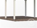 Abri pour voiture en bois, 3,6x5,12x2,32m, 11,7m², Naturel, KIT COMPLET, RESTE SEULEMENT 1 PC Abri pour voiture en bois, 3,6x5,12x2,32m, 11,7m², Naturel, KIT COMPLET, RESTE SEULEMENT 1 PC