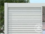 Panel de Persiana para cenador pérgola bioclimática San Pablo, 0,90x2,175m, Blanco