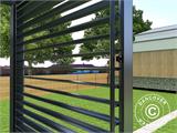 Panel de Persiana para cenador pérgola bioclimática San Pablo, 1,23x2,175m, Negro