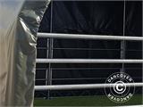 Abri pour bétail 6x6x3,7m, PVC, Vert Abri pour bétail 6x6x3,7m, PVC, Vert