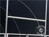 Abri pour bétail 6x6x3,7m, PVC, Vert Abri pour bétail 6x6x3,7m, PVC, Vert