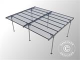 Dobbelt carport Mistral Double, 6,06x5,09x2,27m, Antracit