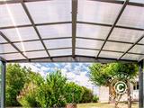 Carport Libeccio 5 met zijpanelen, 3,26x5,09x2,34m, Antraciet